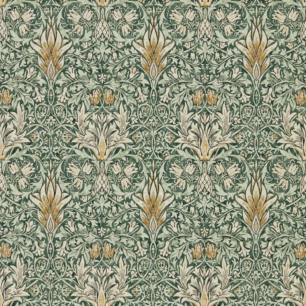 Snakeshead Wallpaper 216427 by Morris & Co in Forest Thyme